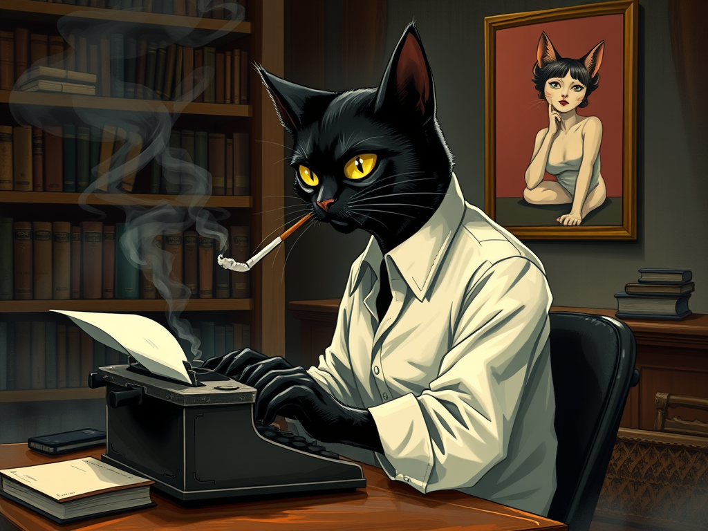 Jornalismo & literatura nas patas (ops!), páginas da Gato Preto
