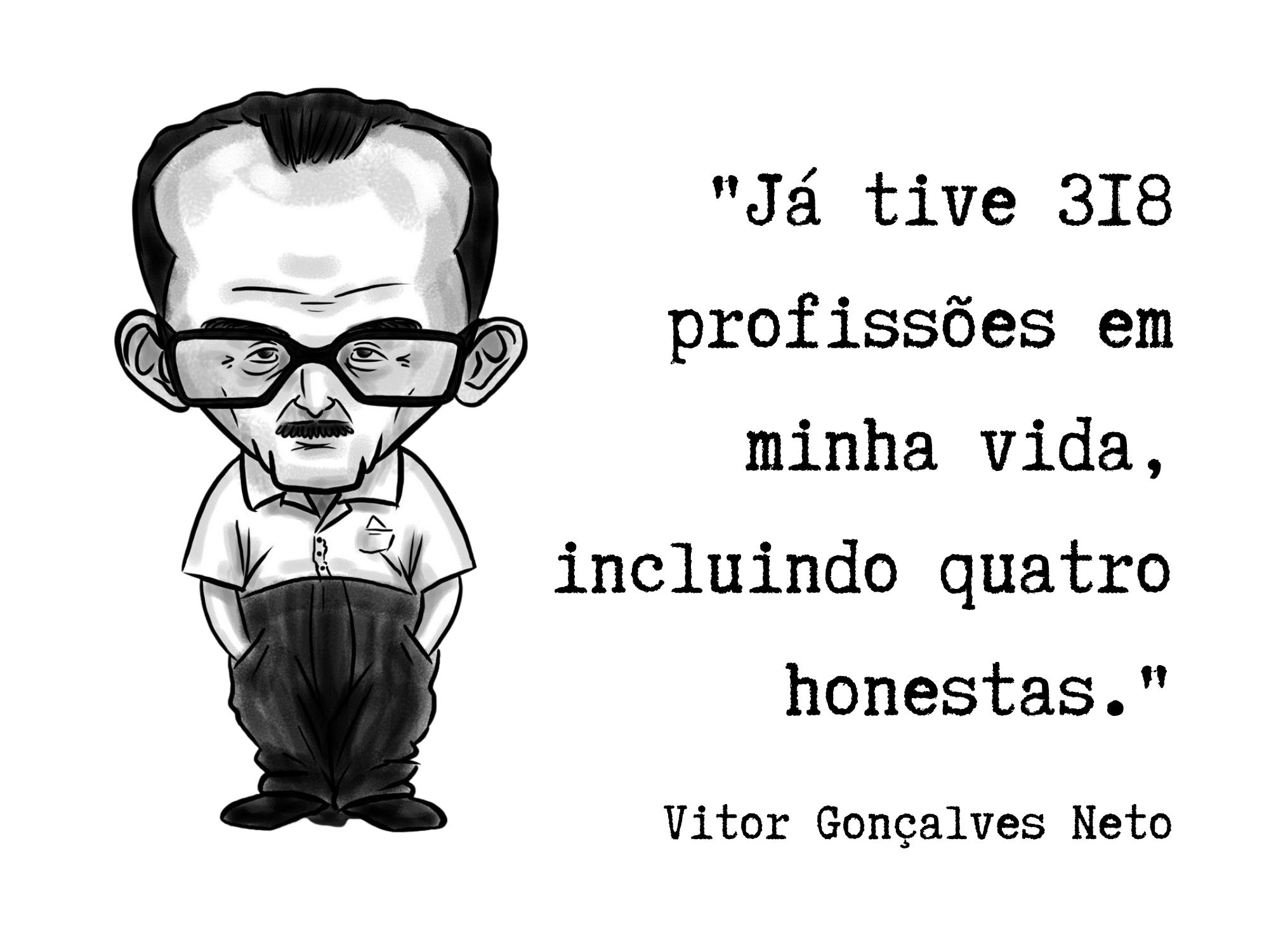 O Cronista Maldito — a antológica entrevista de Vitor Gonçalves Neto transcrita na Gato Preto Cultural
